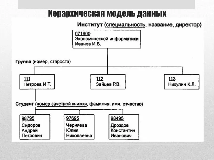 Иерархическая модель данных