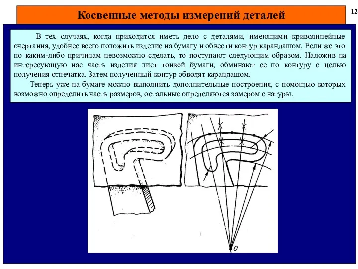 Косвенные методы измерений деталей 12 В тех случаях, когда приходится иметь