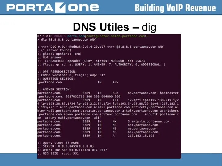 DNS Utiles – dig