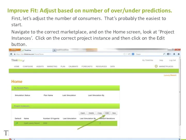 Improve Fit: Adjust based on number of over/under predictions. First, let’s