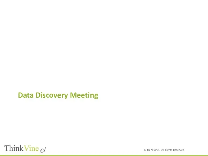 Data Discovery Meeting