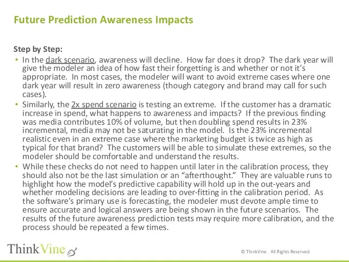 Future Prediction Awareness Impacts Step by Step: In the dark scenario,