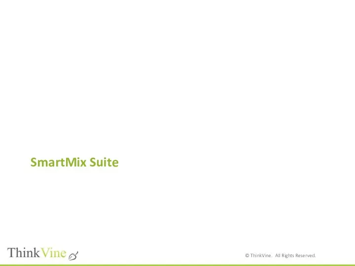 SmartMix Suite