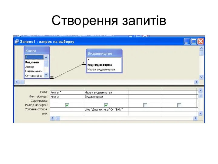 Створення запитів