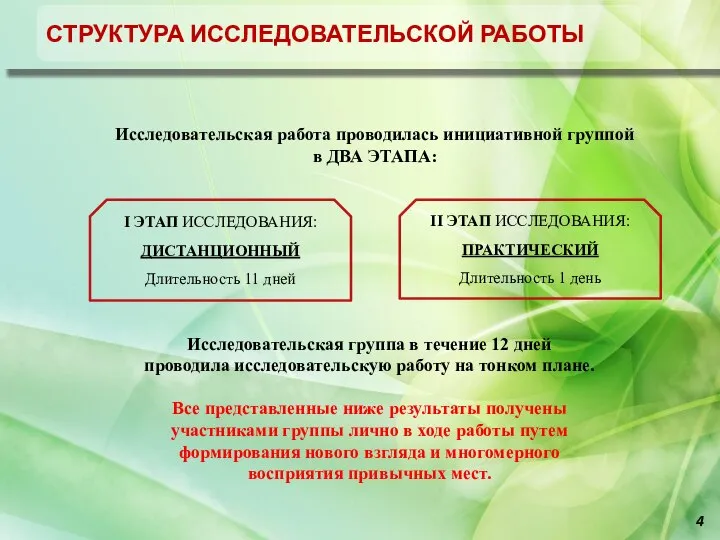 Отчет об исследовательской работе город-хенджа Муран СТРУКТУРА ИССЛЕДОВАТЕЛЬСКОЙ РАБОТЫ Исследовательская работа