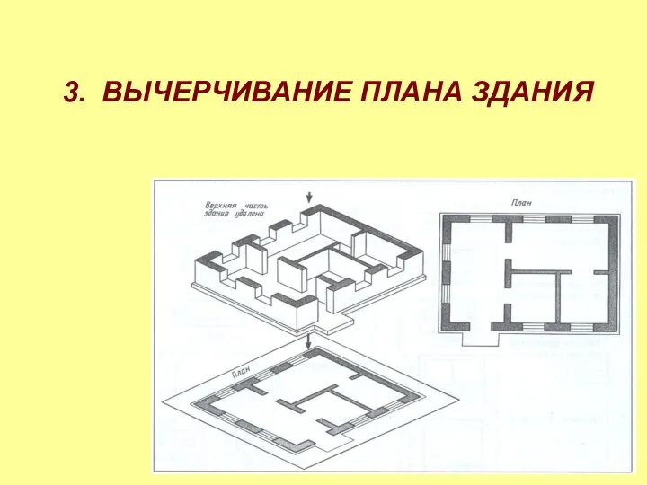 3. ВЫЧЕРЧИВАНИЕ ПЛАНА ЗДАНИЯ