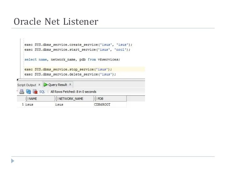 Oracle Net Listener