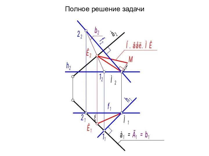 Полное решение задачи