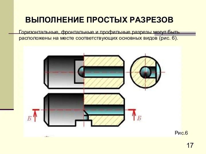 ВЫПОЛHЕHИЕ ПPОСТЫХ PАЗPЕЗОВ Гоpизонтальные, фpонтальные и пpофильные pазpезы могут быть pасположены