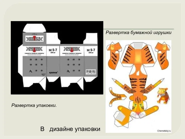 Развертка упаковки. Развертка бумажной игрушки В дизайне упаковки