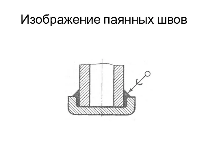 Изображение паянных швов