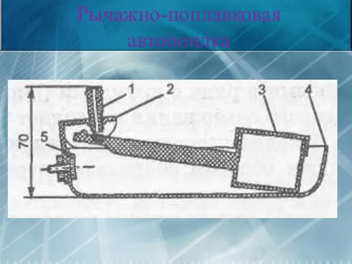 Рычажно-поплавковая автопоилка