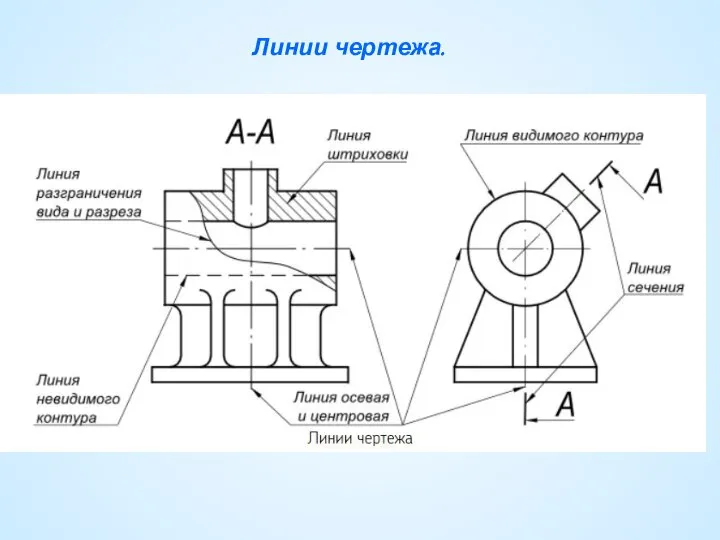 Линии чертежа.