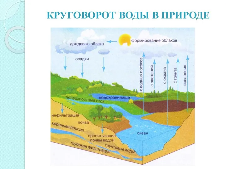 КРУГОВОРОТ ВОДЫ В ПРИРОДЕ