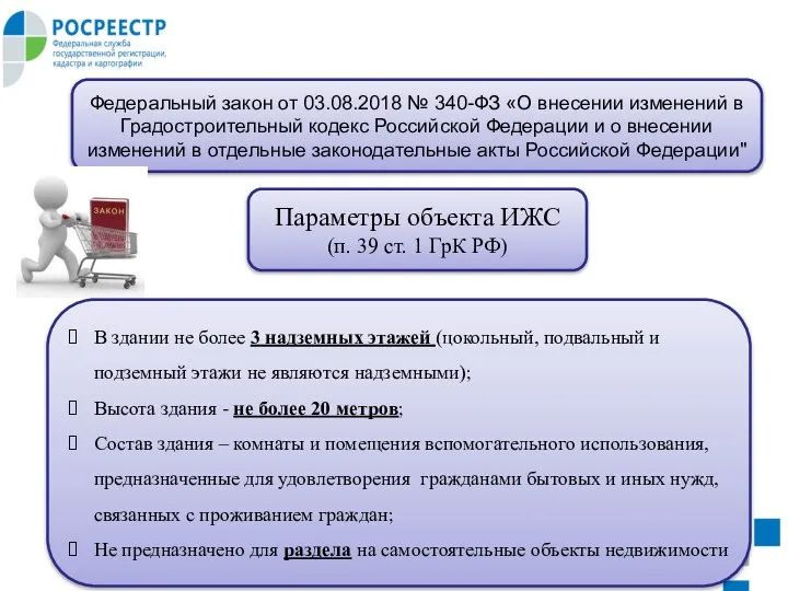 Федеральный закон от 03.08.2018 № 340-ФЗ «О внесении изменений в Градостроительный