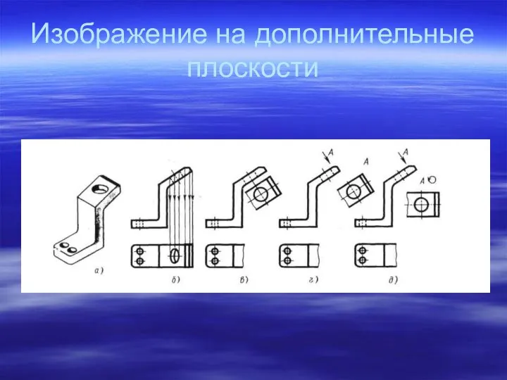 Изображение на дополнительные плоскости