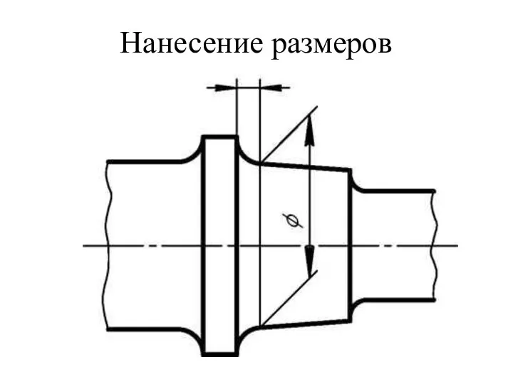 Нанесение размеров