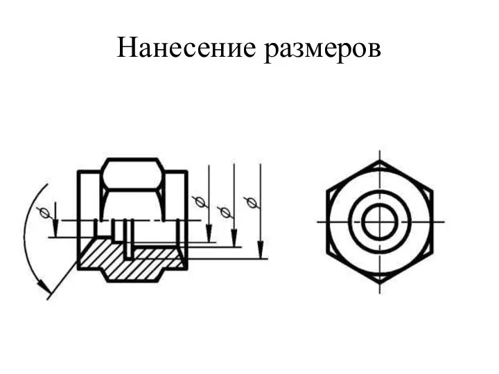 Нанесение размеров