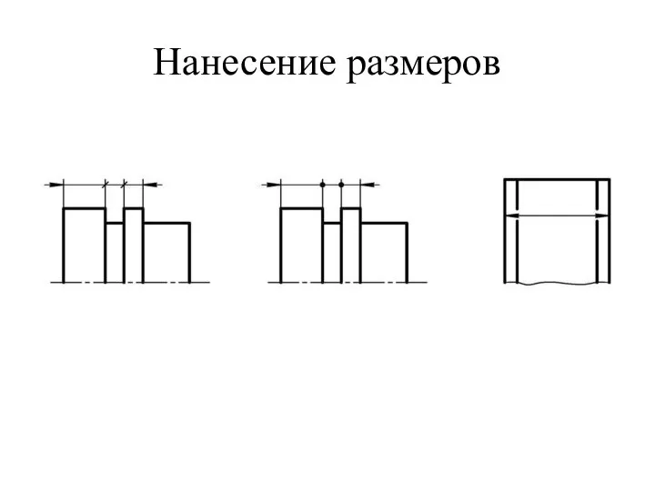 Нанесение размеров