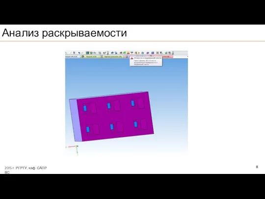 8 Анализ раскрываемости 2015 г. РГРТУ, каф. САПР ВС