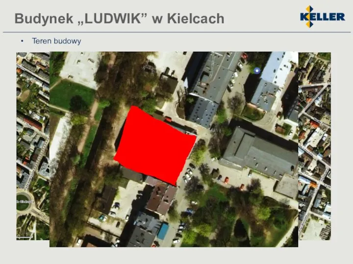 Teren budowy Budynek „LUDWIK” w Kielcach Zamek Teren Budowy