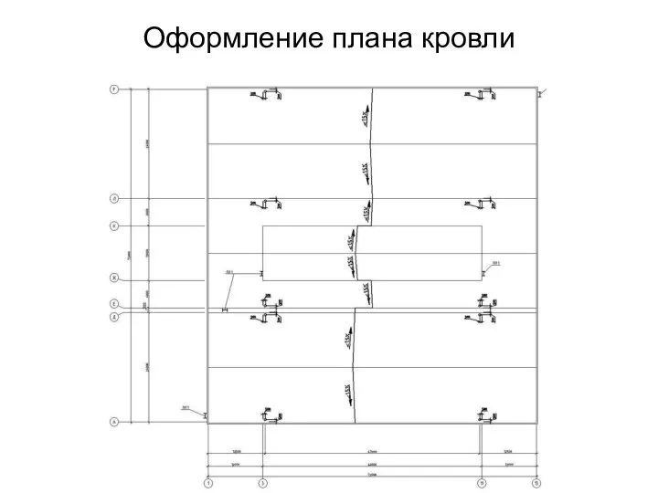 Оформление плана кровли