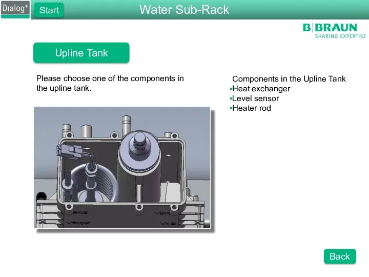 Upline Tank Please choose one of the components in the upline