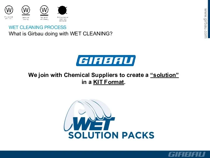 We join with Chemical Suppliers to create a “solution” in a