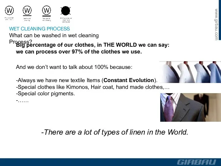 Big percentage of our clothes, in THE WORLD we can say: