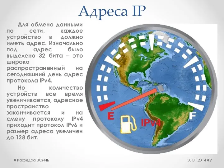 Адреса IP Для обмена данными по сети, каждое устройство в должно