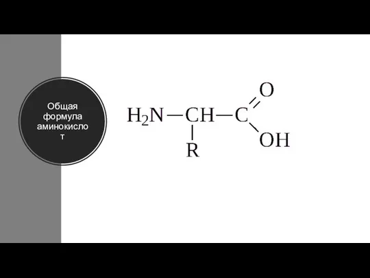 Общая формула аминокислот