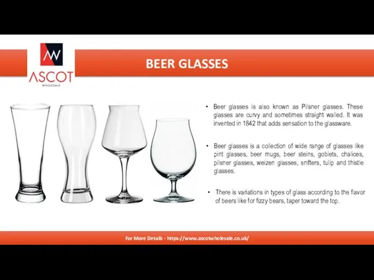 RUBBISH REMOVALS Beer glasses is also known as Pilsner glasses. These