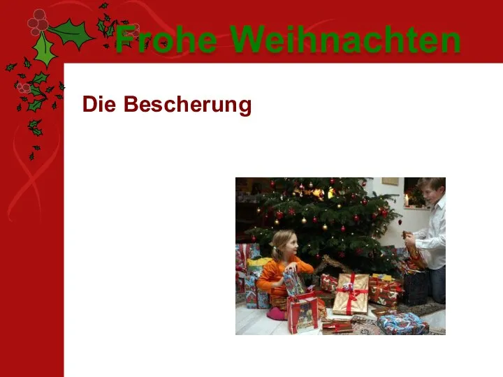 Die Bescherung