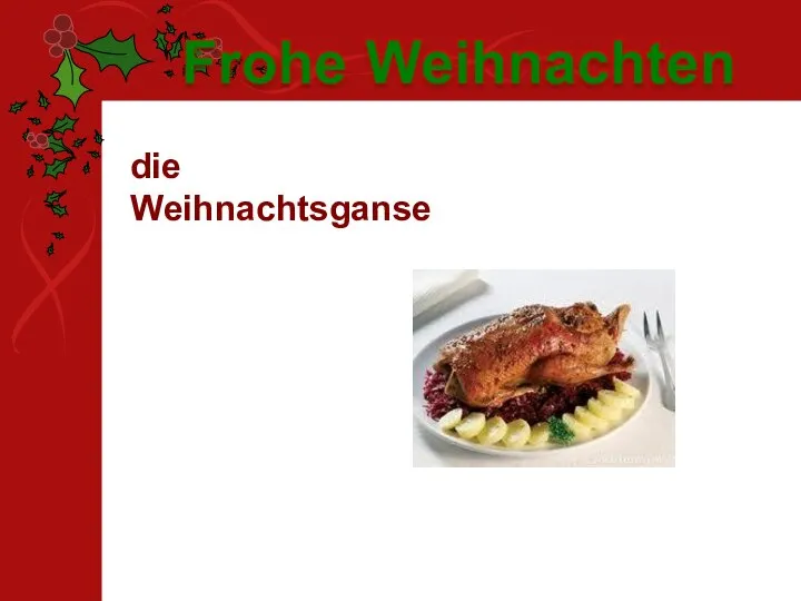 die Weihnachtsganse