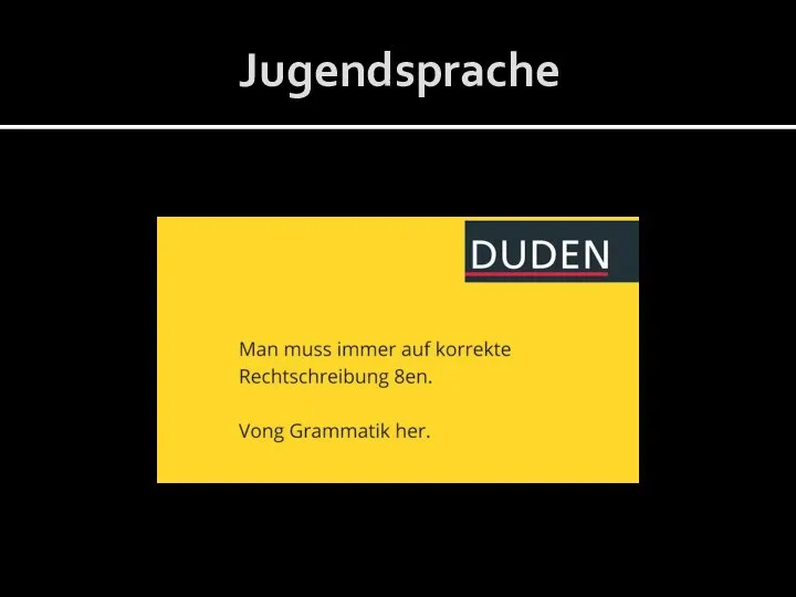 Jugendsprache