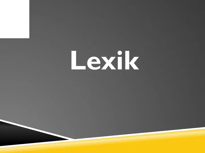 Lexik