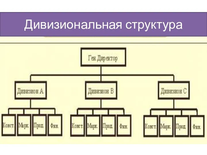 Дивизиональная структура