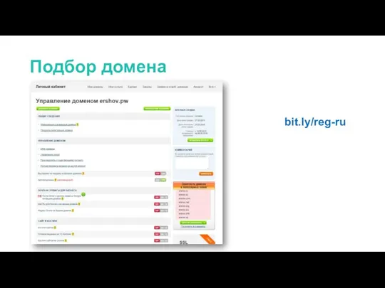 Подбор домена bit.ly/reg-ru