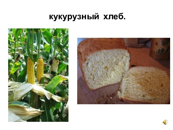 кукурузный хлеб.