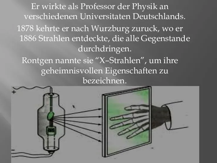 Er wirkte als Professor der Physik an verschiedenen Universitaten Deutschlands. 1878