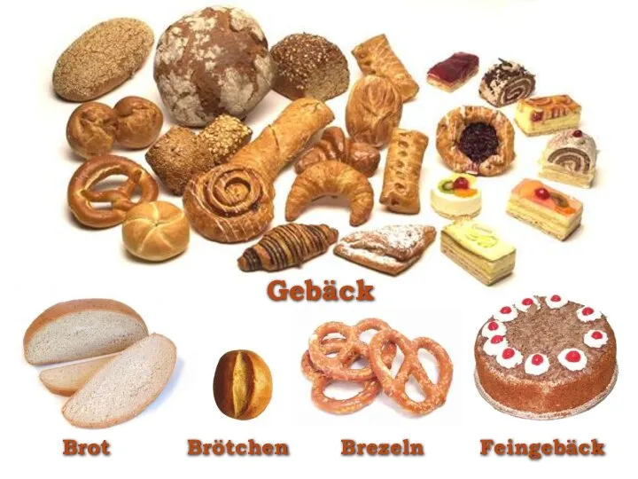 Gebäck Brezeln Brot Brötchen Feingebäck