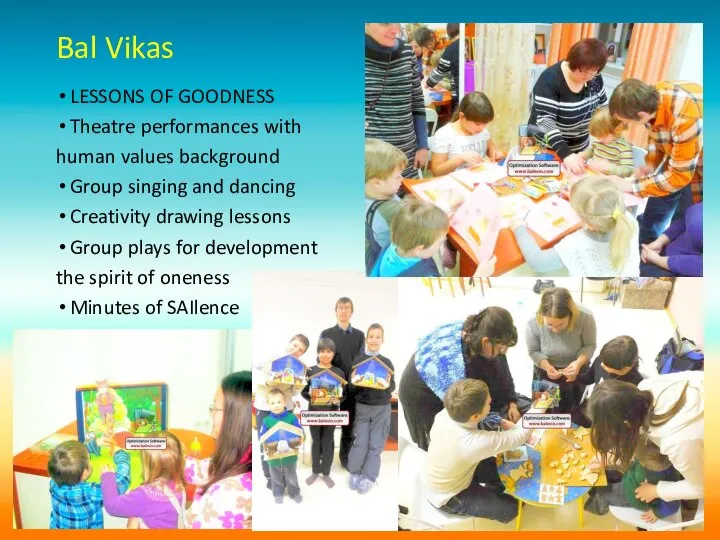 Bal Vikas LESSONS OF GOODNESS Theatre performances with human values background