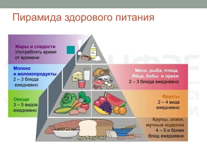 Пирамида здорового питания