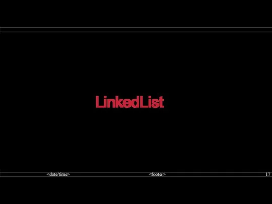 LinkedList