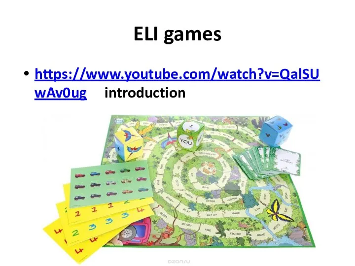 ELI games https://www.youtube.com/watch?v=QalSUwAv0ug introduction