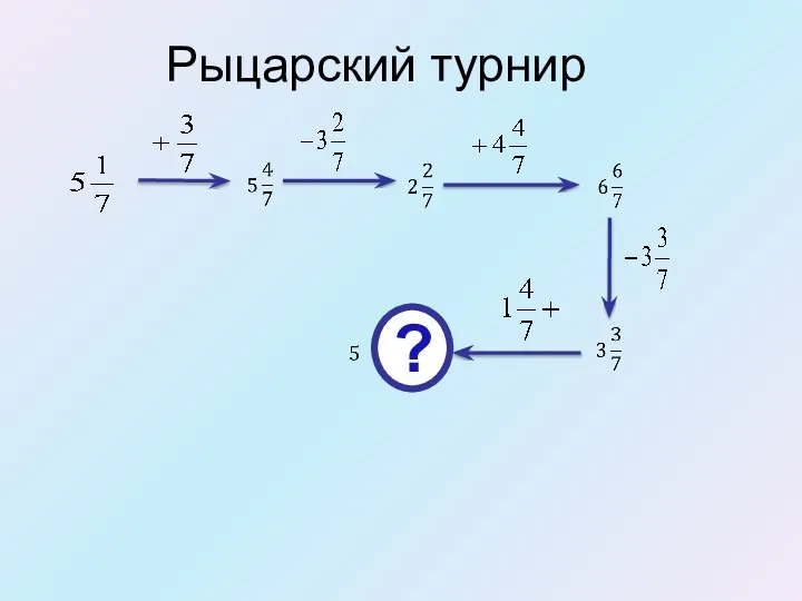 Рыцарский турнир ?