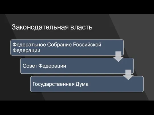 Законодательная власть