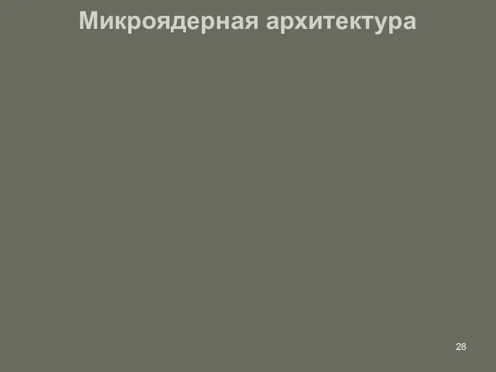 Микроядерная архитектура