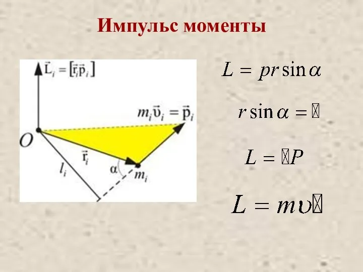 Импульс моменты