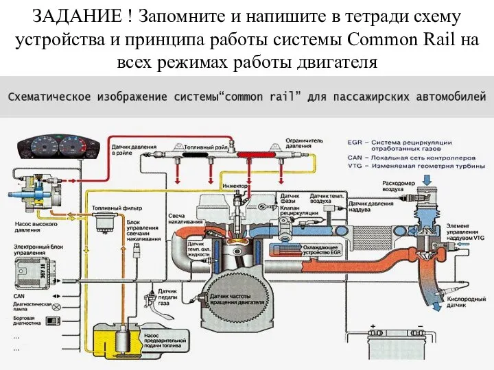 ЗАДАНИЕ ! Запомните и напишите в тетради схему устройства и принципа